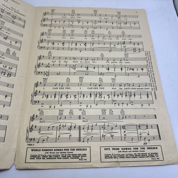 RICH YOUNG & PRETTY Sheet Music "I Can See You & Wonder" Jane Powell Vic Damone - Picture 9 of 11